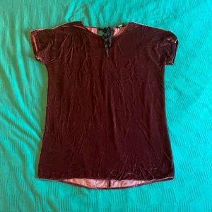 Madewell velvet tunic/minidress